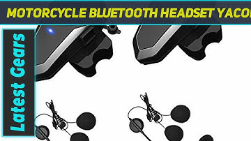 Motorcycle Bluetooth Headset Yaconob BT S3 1000m - Review 2023
