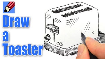 How to draw a Toaster Real Easy