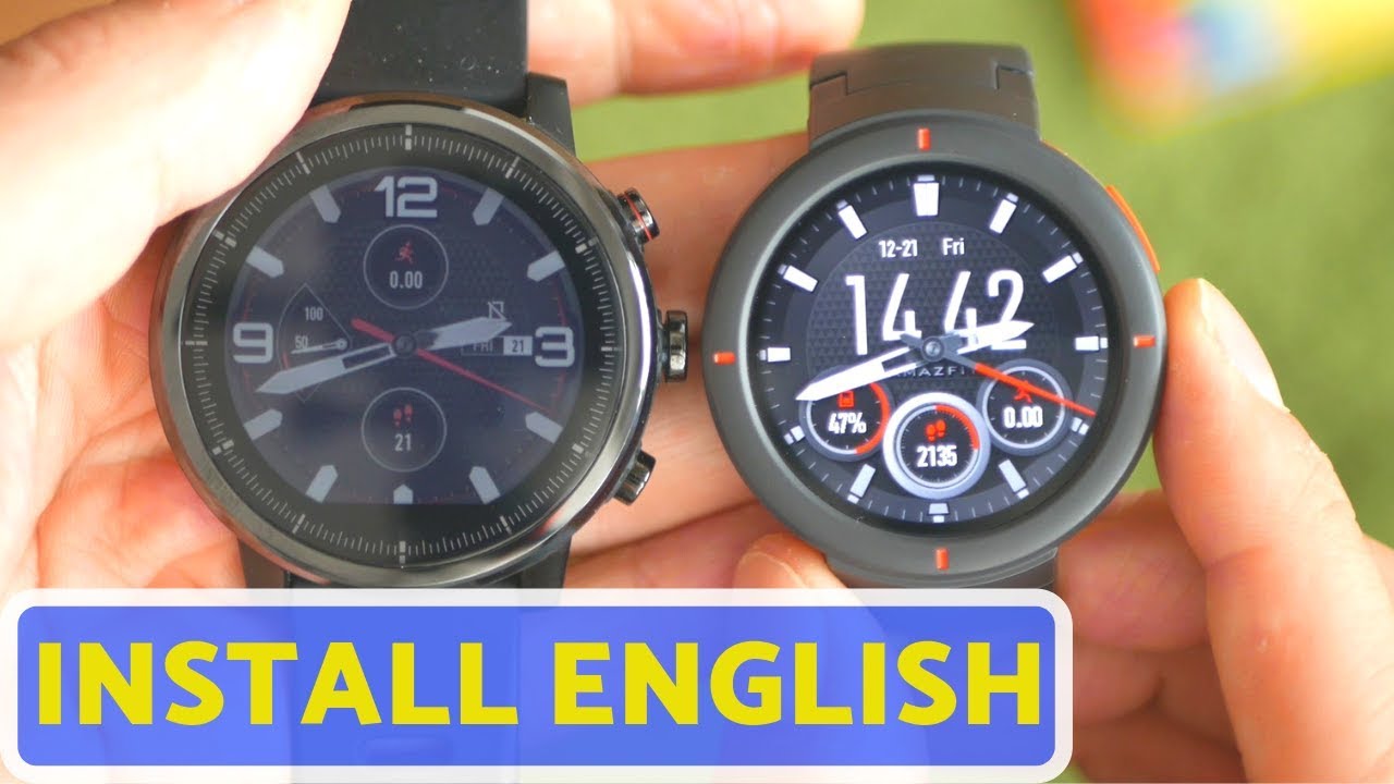 Flashing English Rom On Amazfit Verge Stratos Or Pace Youtube