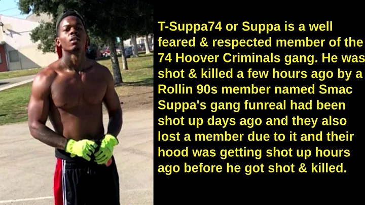 TSUPPA FROM 74 HOOVER CRIMINALS JUST SHOT & KILLED!