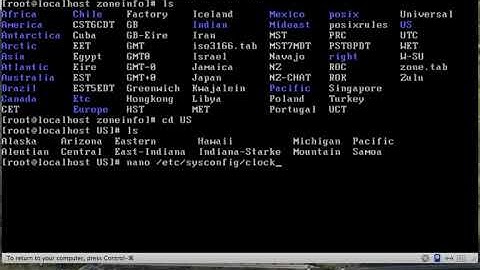 How to change the time zone on your VMware ESX host