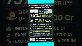 Prudential to Acquire75%Stake in Bharti Life Insurance,Deal Valued at ₹3,500CrEarn-outs!