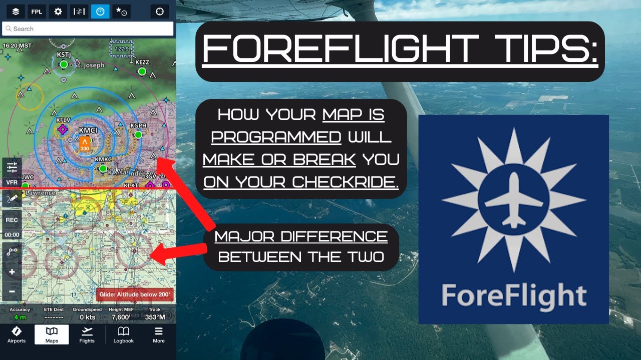 Foreflight Tips: Why your Map Perspective matters
