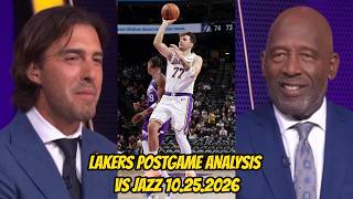 Luka and AR combine for 81 points as the Lakers defeat the Jazz, 132-123!