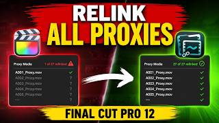 Final Cut Pro 12 Won’t Relink Proxies? Batch Fix | FCP Proxy Relinker screenshot 4