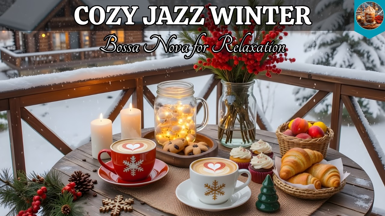 Cozy Winter Jazz ☕ Relaxing Bossa Nova Jazz Winter for Coffee Shop Vibes & Focus
