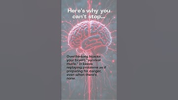 Why You Can’t Stop Overthinking (And How To Reset Fast) #shorts