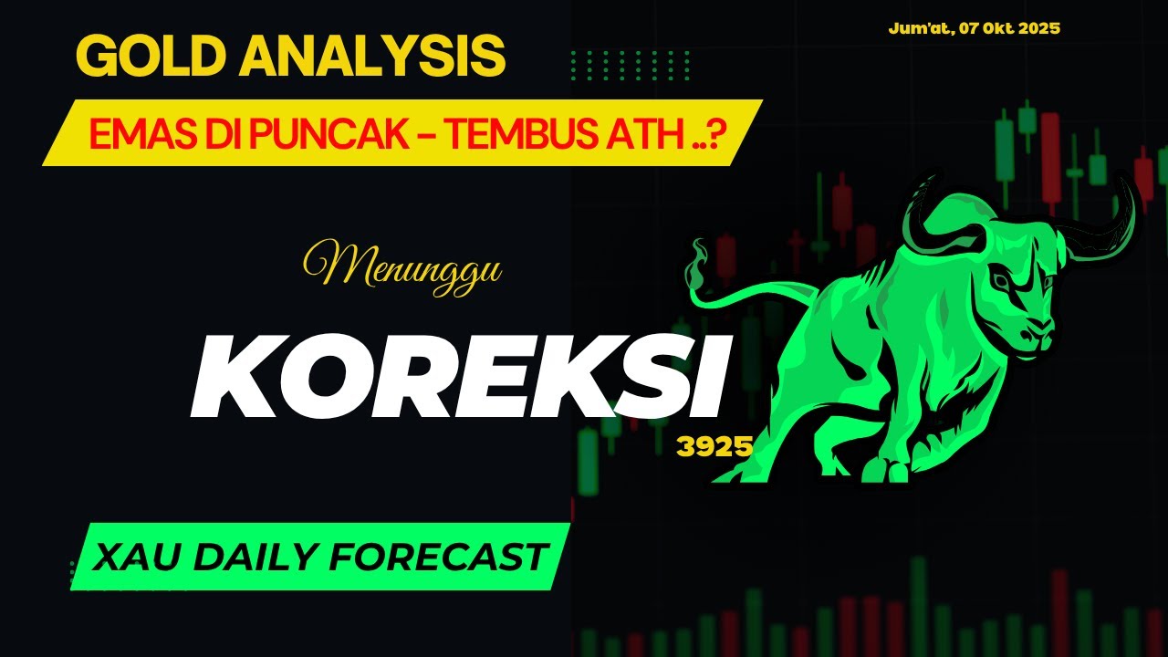 Emas Nyaris Tembus "US$4000", Akankah Hari ini Tercapai ? Ini Dasar dan Analisisnya..