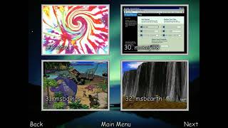 Windows 98 Sample Videos Scenes 29-32 Menu
