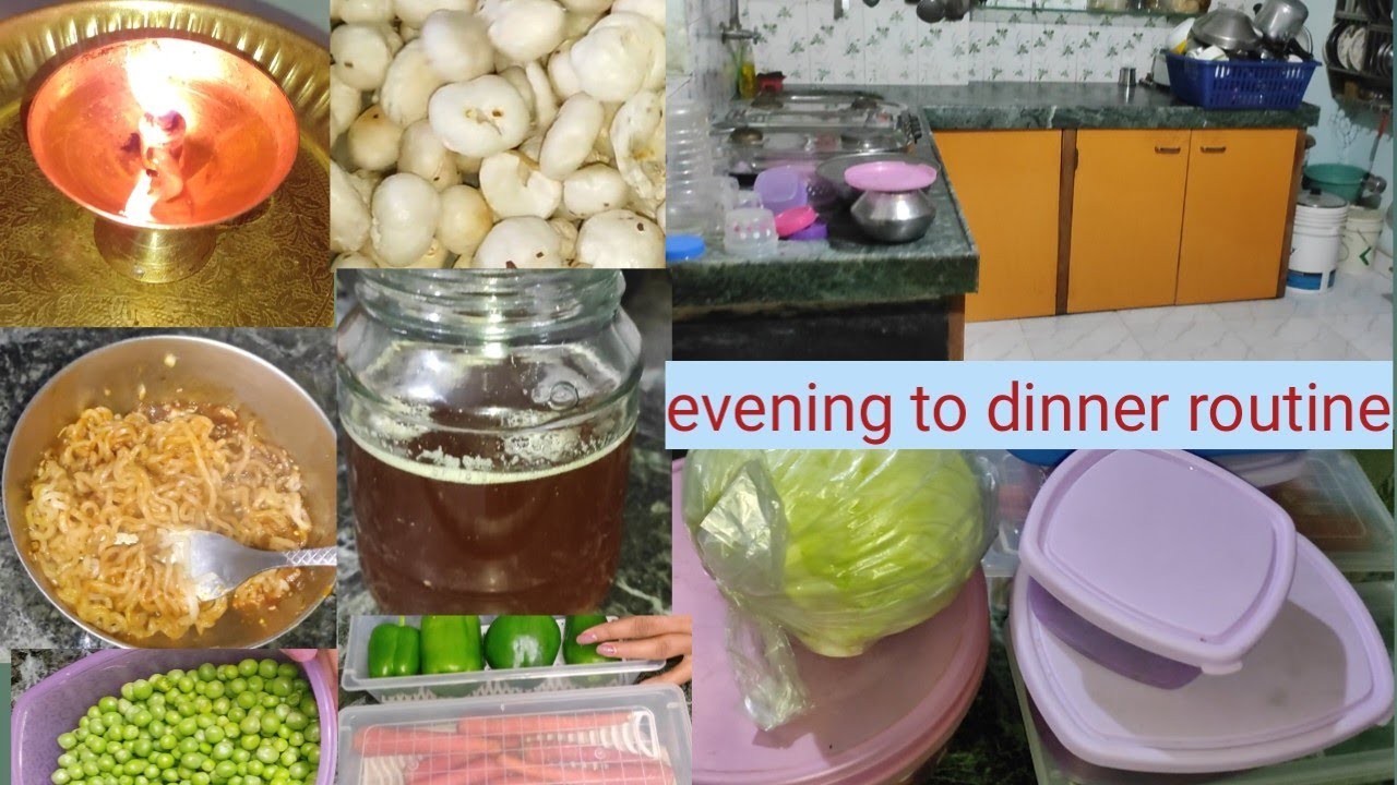 Dinner Evening Routine Evening to dinner routine ||winter sabji organisation ||😍😍 # ...