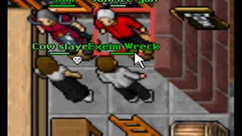 Tibia funny noob traps in Sam