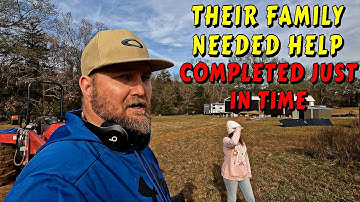HE TOLD ME ONE THING ENDED UP BEING A LOT MORE tiny house homesteading off-grid cabin build tractor