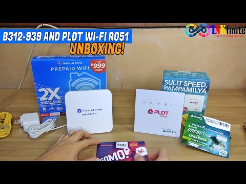 Globe at Home Prepaid Wi-Fi B312-939 and PLDT Home Wi-Fi R051 Unboxing | INKfinite
