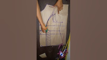 Full Blouse Length of a Princess Dart Bustier. #shorts