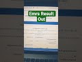 emrs Result Out #emrs #ytshorts #trending #job #emrsvacancies