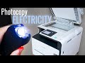 What happens if you photocopy an electric arc [interesting]