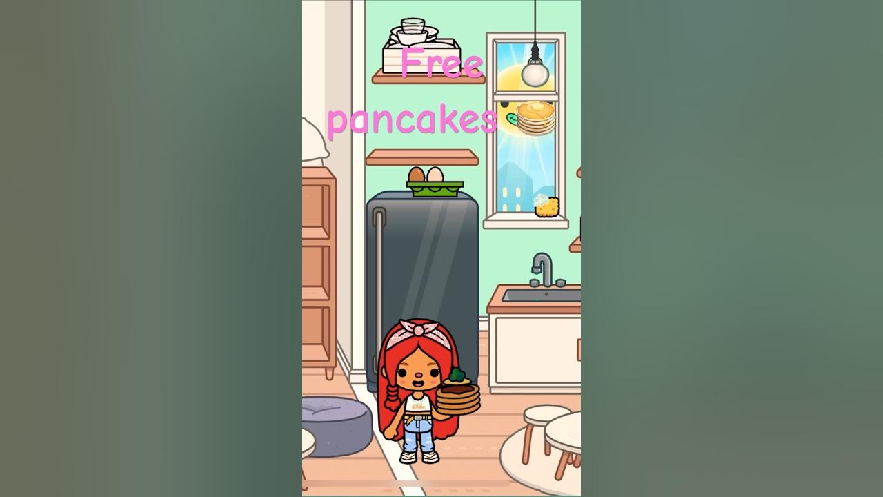 Pancakes or waffles 🧇 TocaAngie roleplay game toca gameplay YouTube