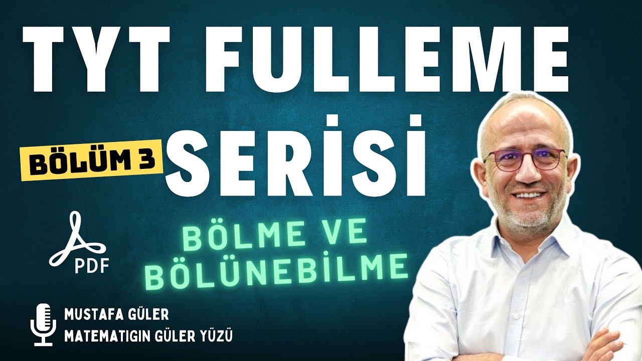 Tyt Matematik Fulleme Serisi-3 | Bölme ve Bölünebilme Kuralları  #öğrenmegarantili
