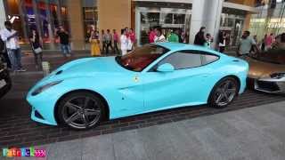 ferrari f12 baby berlinetta turquoise interior matte