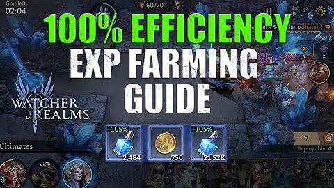 SAVE YOUR AUTO-FIGHTS | 100% EFFICIENT EXP RAIDS [Watcher Of Realms]