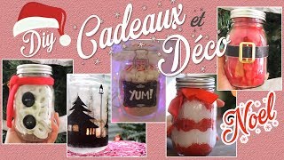 Cadeaux et déco de Noël - 10 DIY faciles à faire pour Noël avec des bocaux en verre