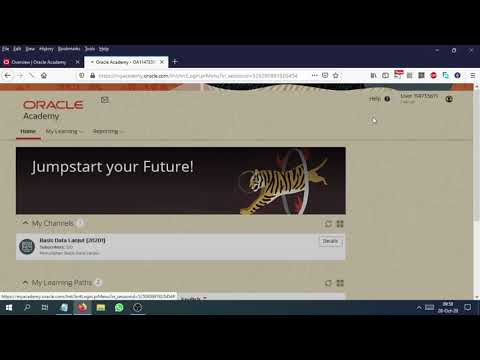 Login Pertama Kali Di Oracle Academy Student Hub