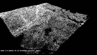 Point cloud slices through PA forest.