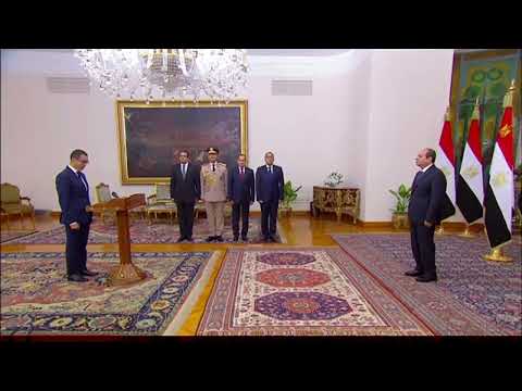 المهندس حسن الخطيب يؤدى اليمين الدستورية أمام رئيس الجمهورية وزيرا للاستثمار والتجارة الخارجية