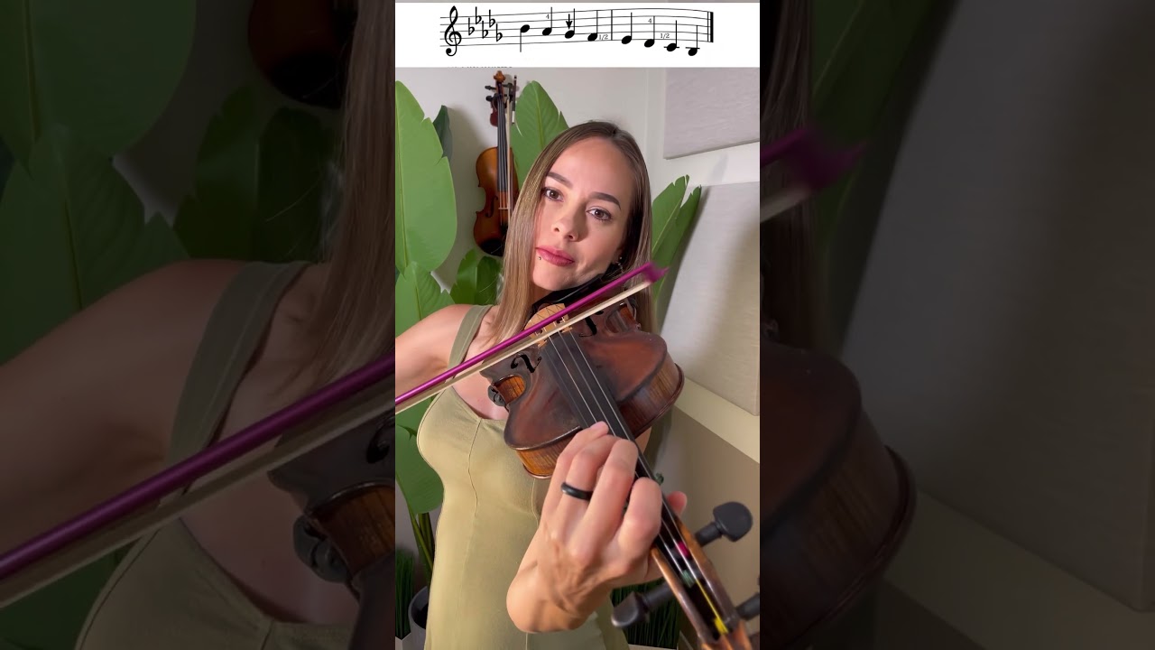 B flat minor play-along🎻 