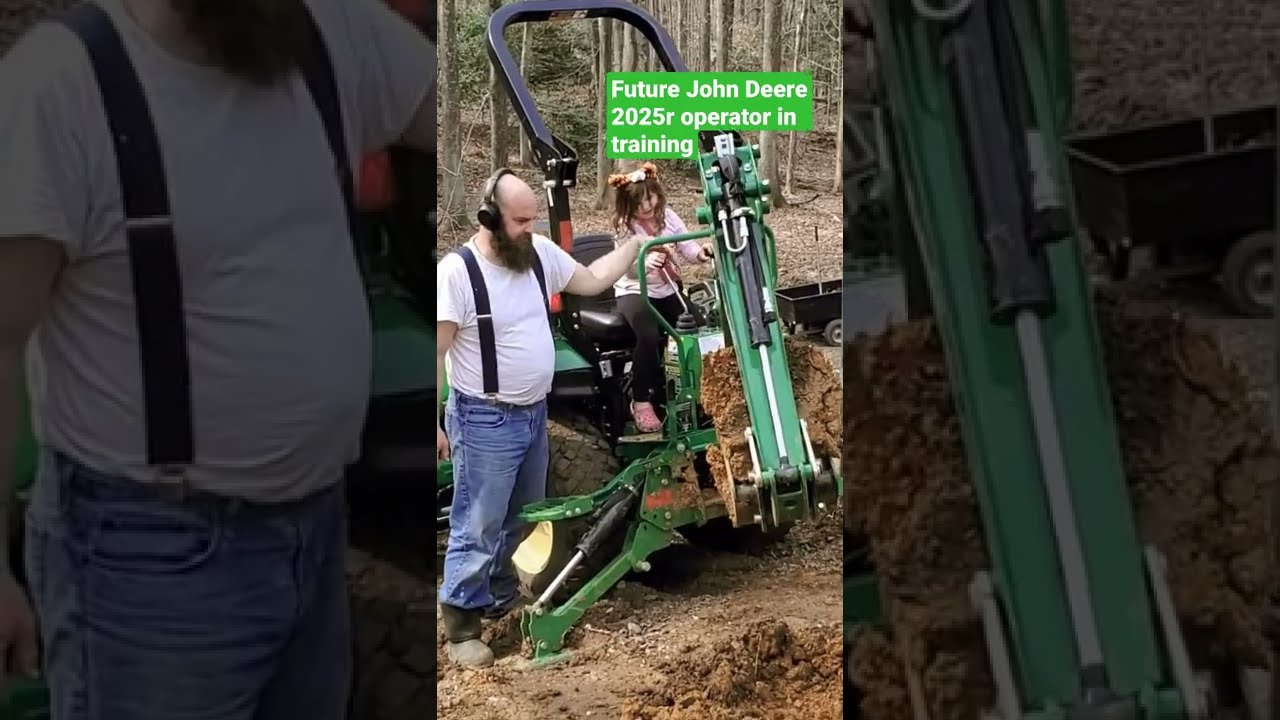 Future John Deere 2025r operator in training - YouTube