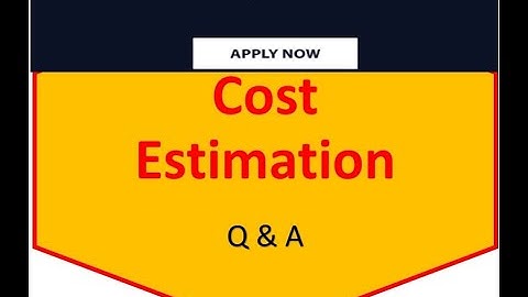 cost estimation Engineer questions and answer to pass job interview #Cost #Estimation #engineering