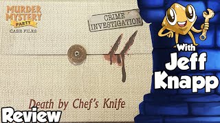 Murder Mystery Party Case Files Death by Chefs Knife Review - With Jeff Knapp screenshot 5