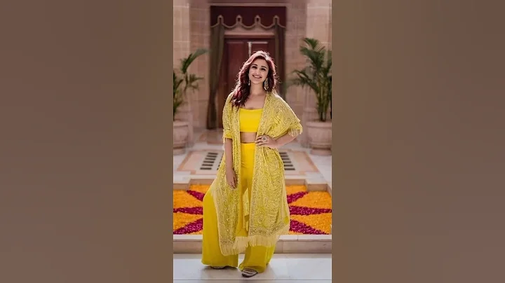 haldi outfit ideas//haldi outfit ideas for bride #haldi #haldidress #haldiceremony  #shorts #fashion