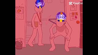 Team Umizoomi meme Little Trouble dances in front of Big Trouble