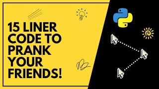 How to prank your friends with just 15 lines of code || Python Very EASY