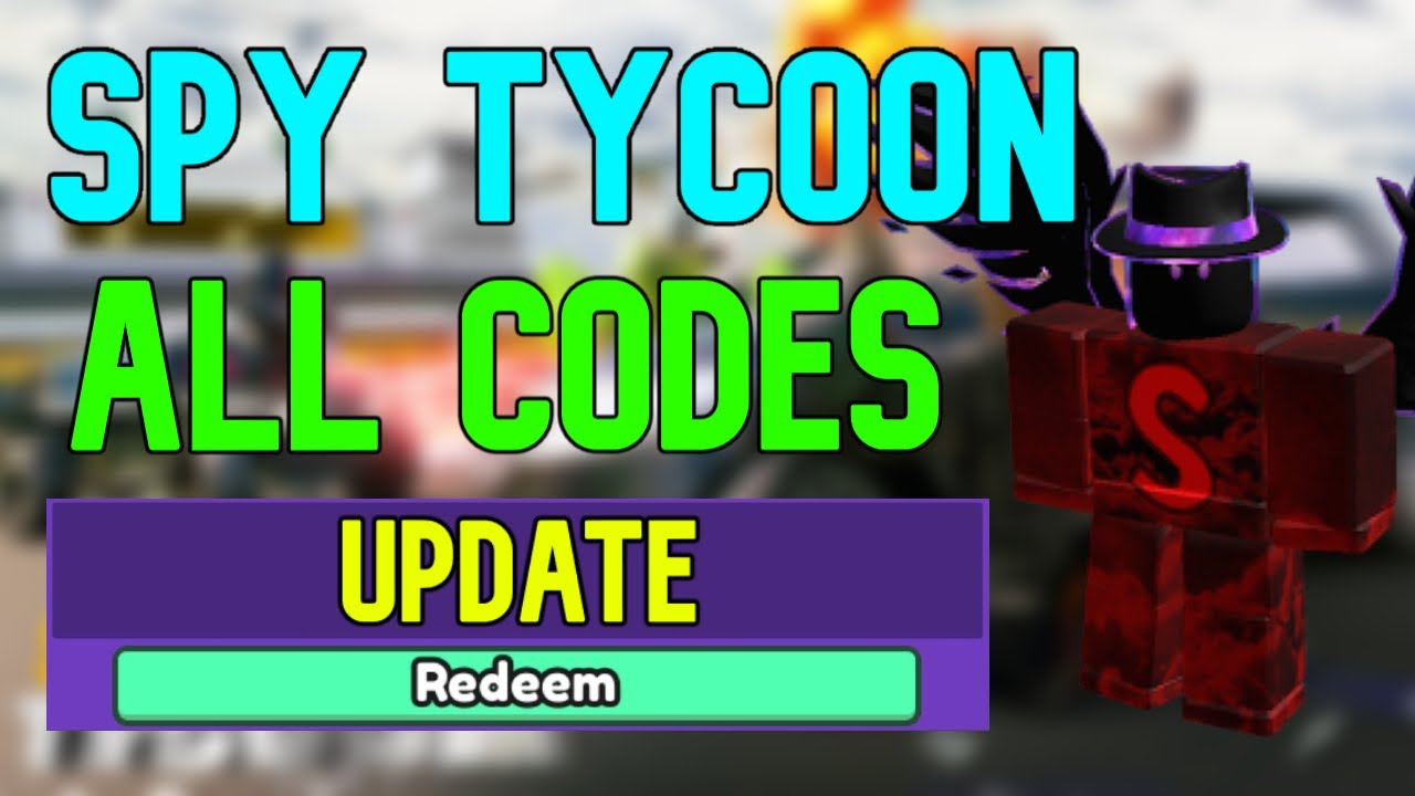 Spy Tycoon Codes - Roblox - December 2023 