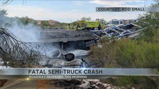 New details regarding fatal semi-truck crash on I-10 in Tucson