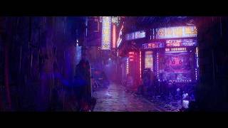 Rainy Neon Alley | 1 Hour Ambiance with Spatial Audio | Unreal Engine