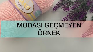 Modası geçmeyen Örnek her iple örülen yelek modeli 