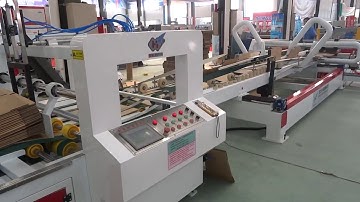YF series automatic carton box folding gluing machine