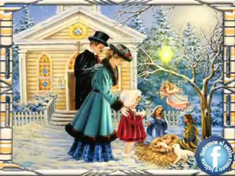 Feliz navidad en ingles con letra - YouTube
