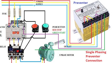 Single Phasing Preventer Connection in DOL Starter in Tamil