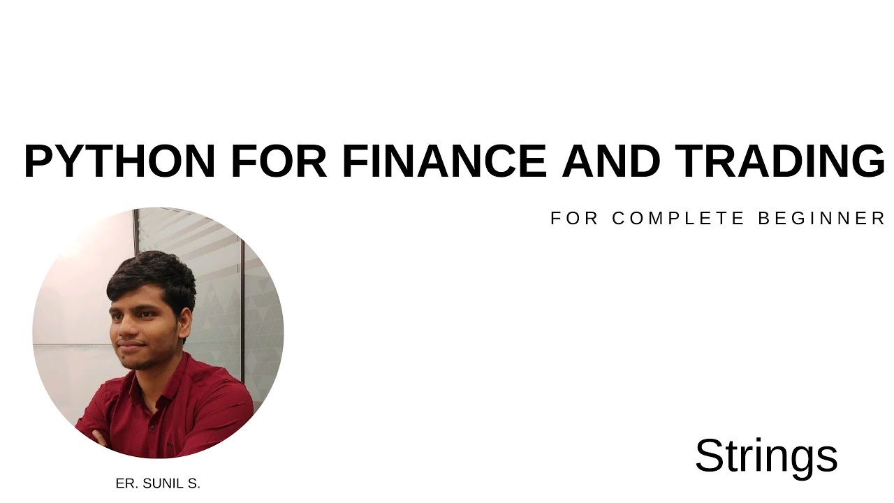 Python For Finance and Algo Trading (Beginner) : Lec 2 - YouTube