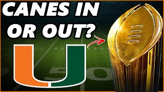 College Football Playoff Rankings REACTION | Miami Hurricanes IN or OUT