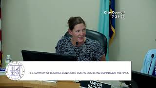 July 21, 2026 New Ulm City Council
