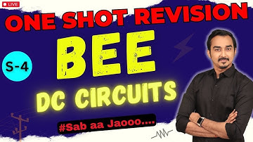 DC CIRCUITS | BEE | ONE SHOT REVISION | FIRST YEAR ENGINEERING | FADU ENGINEER | SAURABH DAHIVADKAR