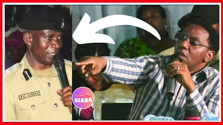 MAKONDA AMCHENJIA POLISI - ''AFANDE ACHA MASIHARA BASI - HUYO MTU ANAFANYA UHALIFU - KUNA SHIDA''...
