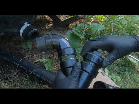 Septic Tank Rv Connection HOOKING RV BLACK WATER TANK DIRECTLY TO A SEPTIC TANK - YouTube