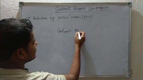 21. Context Based Compression & PPM Basic Algorithm | Data Compression