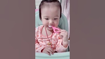 Bàn chải đánh răng chữ U cho bé #shortvideo